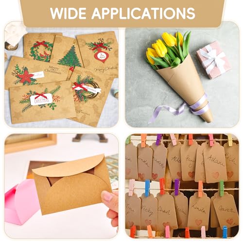 25 Sheets Brown Cardstock 8.5 x 11, 92lb/250gsm Kraft Card Stock Paper