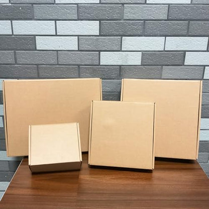6x5x3 inch Shipping Boxes, Bulk 28 Pack, Brown Corrugated Cardboard Mailers - size: 6" x 5" x 3"