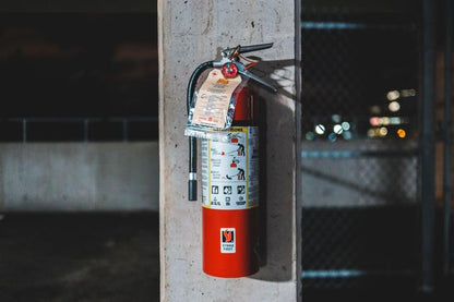 Strike First ABC Fire Extinguisher 5 lb | 3A:10BC Dry Chemical, Pressure Gauge, Wall Hook | UL Certified Safety for Home, Office, Workshop