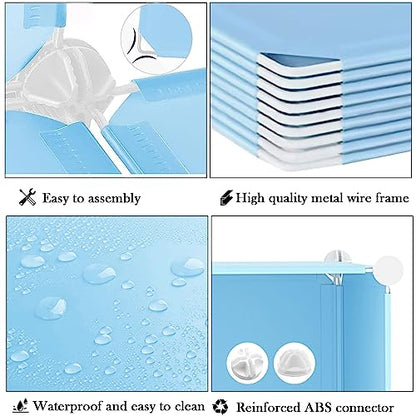AWTATOS Cube Storage Organizer, Closet Organizers, 6 Cube Shelf, Blue - color: Blue
