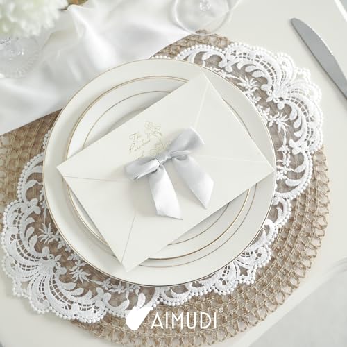 AIMUDI Silver Satin Ribbon Twist Tie Bows 3.5" Pretied Bows Premade Craft Bows for Treat Bags Cake Pop Gift Wrapping Basket Wedding Favors Cookie Candy Bagging Baby Shower - 50 Counts - color: Silver
