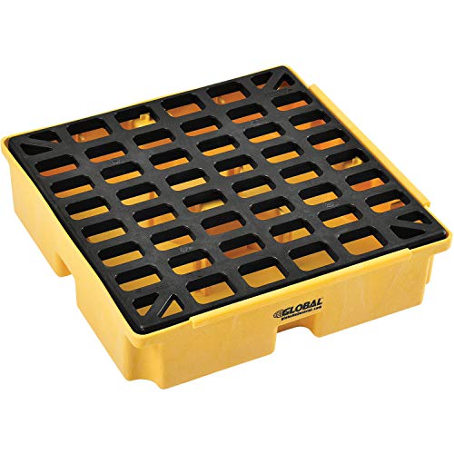 Global Industrial Low Profile Spill Containment Modular Platform, 1 Drum - style: Industrial