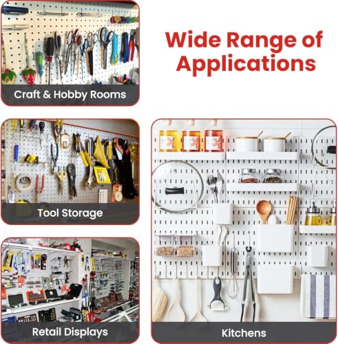 200Pcs Pegboard Hook Locks, Peg Board Locks Stoppers Fit for 1/4 Inch - color: 200PCS