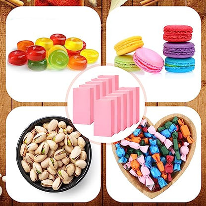 Containlol 200 Pcs Small Paper Lunch Bags 6.7 X 3.54 X 2.36, Pink - color: Pink, size: 6.7 x 3.54 x 2.36