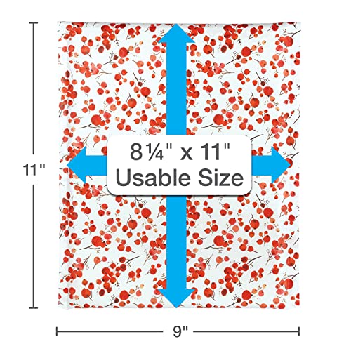 Quality Park Bubble Mailers, 8.5" x 11", Shipping Envelopes, Water Resistant Poly Padded Envelopes, Berry Print, 25 Pack (QUA85873) - color: Berry, size: One Size