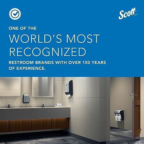 Scott Professional High-Capacity Toilet Paper Dispenser, Black (44518)