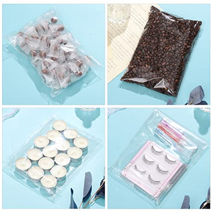 12 x 16 inches Large Resealable Cellophane Bags 600 pcs Self Sealing for Packaging Products Self-adhesive Cello Bag for Clothes, T-shirts, Pants and Gifts, 600 ct in Bulk