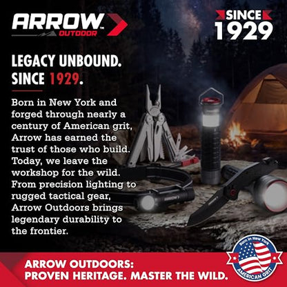 Arrow Rechargeable IPX7 Flashlights 12000 Lumens with 6 Lighting Modes