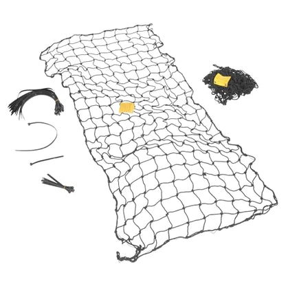 Vestil PRN-99-8 Nylon Pallet Rack Netting 2 Nets 99 in. x 3/16 in. x 96 in. 2500 Lb. Holding Capacity Black