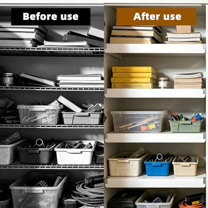 Wire Shelf Covers, 5pcs PVC Wire Rack Cover for Pantry & Closet Shelving - color: White, size: 30*12*2.3