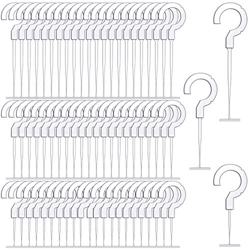 Tenare 3000 Pieces Plastic J Hook Tag Fastener Bulk Tag Gun Refills, 3 Size