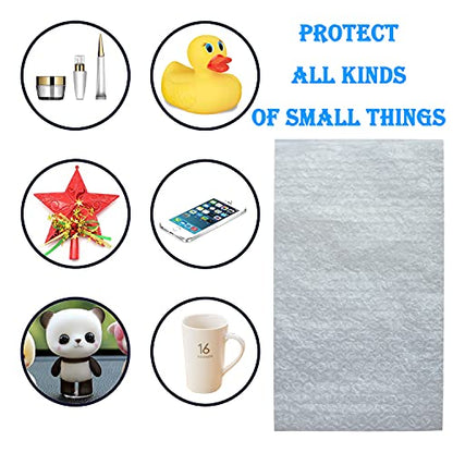 200Pcs Bubble Out Bags&Pouches, 6"x8" Clear Bubble Pouches Wrap Bag