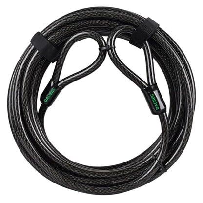 33 ft x 1/2" Heavy Duty Cut-Proof Security Cable, Kayaking & Outdoor Equipment - size: 33FT