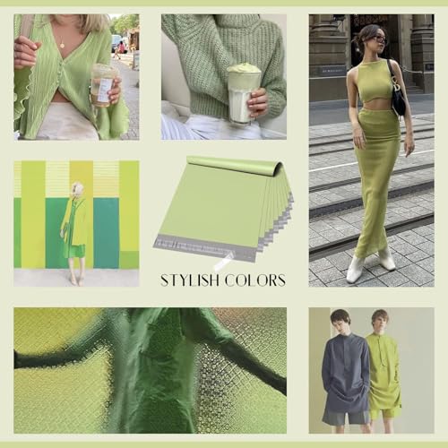 Metronic Poly Mailers 10x13 100 Pack Bulk Shipping Bags for Clothes/Books - color: Avocado Green, size: 10X13 100PC