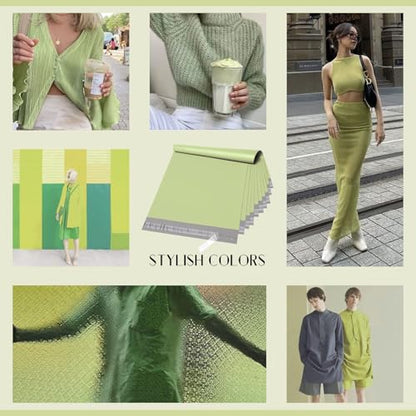 Metronic Poly Mailers 10x13 100 Pack Bulk Shipping Bags for Clothes/Books - color: Avocado Green, size: 10X13 100PC