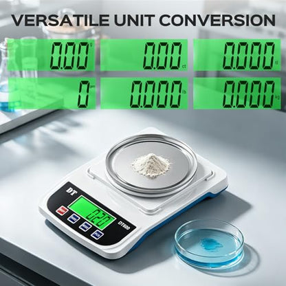 Bonvoisin Lab Scale 1000g x 0.01g Precision Electronic Scientific Scale Analytical Balance for Laboratory Jewelry Kitchen Industry