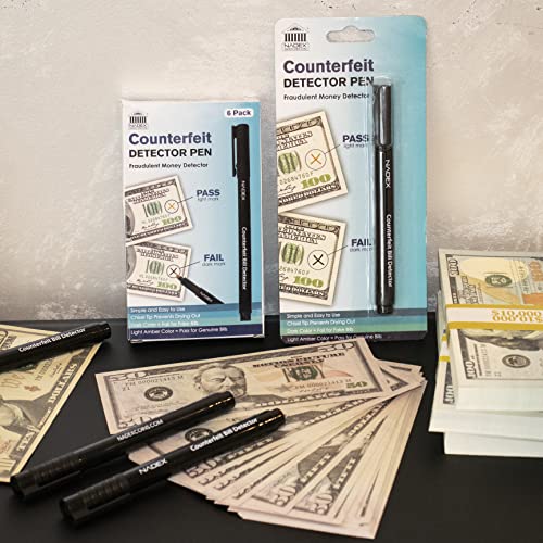 Nadex Counterfeit Pen, Easy Swipe - Gold for Real, Black for Fake, Detect Counterfeit Bills (1 Pack) - size: 1 Count (Pack of 1)