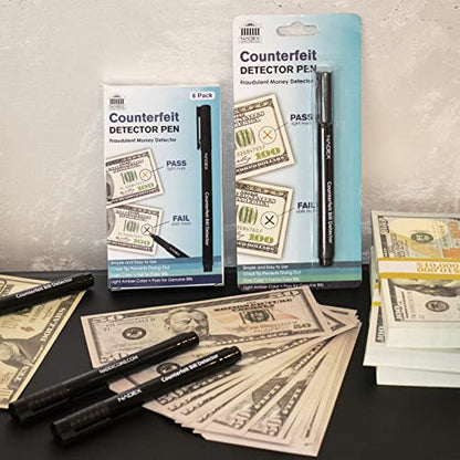 Nadex Counterfeit Pen, Easy Swipe - Gold for Real, Black for Fake, Detect Counterfeit Bills (1 Pack) - size: 1 Count (Pack of 1)