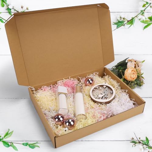 PHAREGE 6 Pack 13x10x2 inch Cardboard Shipping Boxes, Brown Mailing Box - color: Brown, size: 13x10x2 inch 6 Pack