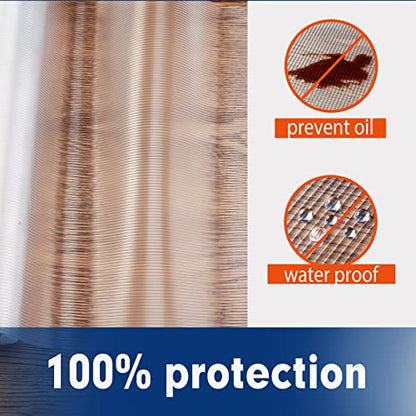 Shelf Liner, Drawer Liner, 12 Inches x 20 FT Cabinet Liner for Kitchen Cabinets Non-Adhesive Shelf Liners, Waterproof Shelf Paper with Non-Slip, Durable Liners, Clear - size: 12"W x 240"L