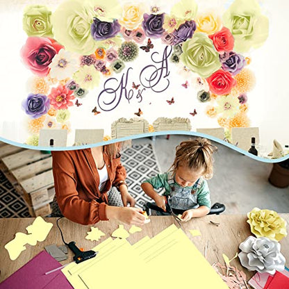 Goefun 80lb 24 Sheets Yellow Cardstock 8.5 x 11 Thick Paper - color: yellow, size: 8.5x11