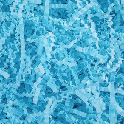 Caleihd Crinkle Cut Paper Shred Filler Gift Cushion Streamer Blue - color: Blue