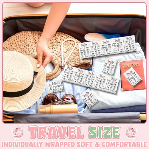 Therwen 100 Pack Pocket Tissues Travel Bulk 1000 Sheet, Inspirational - style: Inspirational