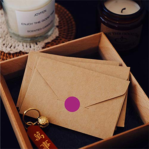 PARLAIM 1 Inch Round Permanent Adhesive Color-Code Dot Stickers,1000 per Roll dots Label Dispenser Box,Purple Circle Stickers Label - color: Purple, size: 1 Roll-1000 Pack