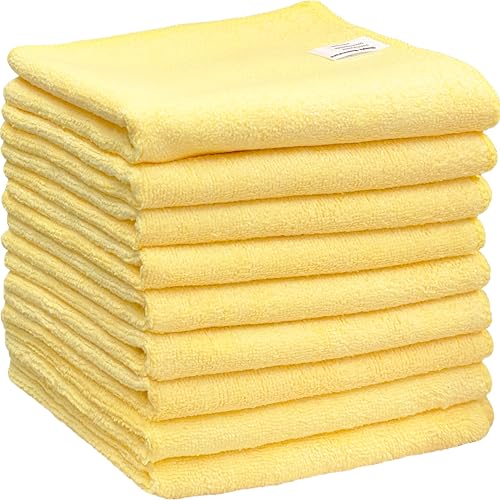 Simple Houseware 16" x 24" Microfiber Cleaning Towels, Heavy Duty 9 Pack - size: 9 Pack