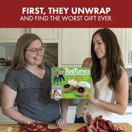 Prank-O Toe Tunes – Funniest Prank Gift Box | Hilarious Empty Gag Gift for White Elephant & Christmas 2026 | Funny Gift Box for Coworkers, Friends & Men Who Have Everything, As Seen on Shark Tank - color: Toe Tunes