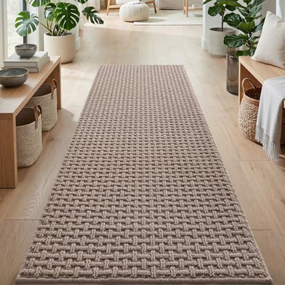 DEXI Hallway Runner Rug 24x72, Non Slip Runner Rugs Washable, Beige - color: Beige, size: 24'' x 72''(Runner)