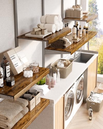 Wire Shelf Cover – Engineered Wood Wire Rack Covers for Shelves, Rustic Farmhouse Style for Pantry, Closet (5, 30" W × 12" D) - size: 30"W × 12"D
