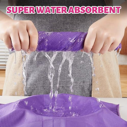 JOYMOOP Microfiber Cleaning Cloth, 5 Piece Set, Extra Large, Multi Color - color: T