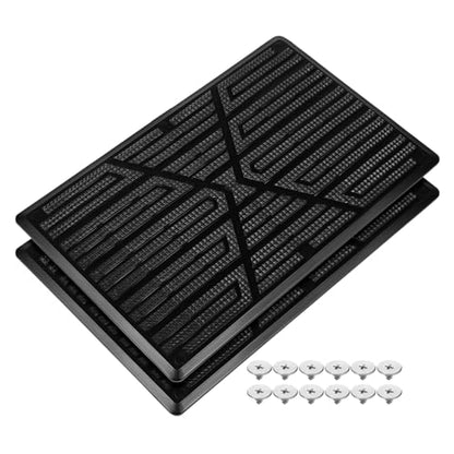 PRETYZOOM 2-Pack Car Floor Mat Carpet Heel Pad Foot Pedal