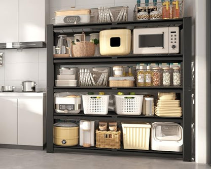 PrimeZone 48" W X 24" D X 72" H 5 Tier Heavy Duty Garage Shelving, 2500 LBS - size: 48" W X 24" D X 72" H