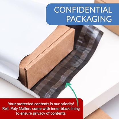 Reli. Poly Mailers 14.5x19 | 500 Pcs Bulk | Shipping Bags/Shipping Envelope
