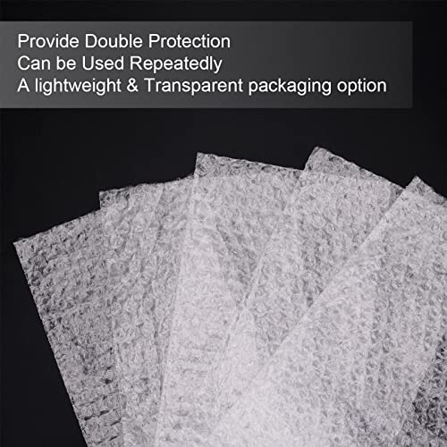 100Pcs Bubble Out Bags Pouches 6"x 6" Bubble Pouches Cushioning Packaging Bags, Double Walled Cushioning Bags Thickening Shockproof Foam Bags for Moving, Shipping, and Storage - size: 6"x6"-100PACK