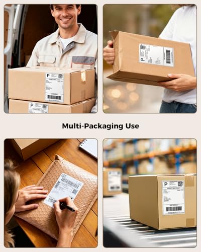 SVANTTO 4x6 Thermal Labels, 500Pcs/Stack, White Shipping Labels - size: 500 Labels