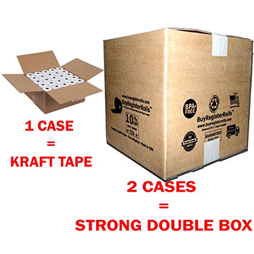 (150 ROLLS) 2-ply 3" inch 90' Feet Carbonless m188b printer 2 ply paper (07901) PM Company Perfection Register Bond Pos Paper Rolls From BuyRegisterRolls