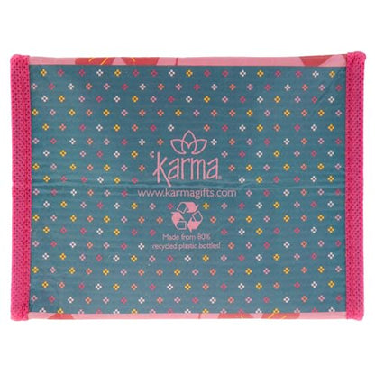 Karma Small Reusable Gift Bags, Tote Bag and Gift Bag with Handles, Perfect for Birthday Gifts and Party Bags RPET 1 Dog - color: Flamingo