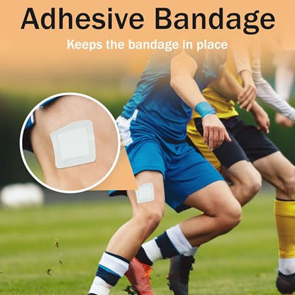Bordered Gauze Island Dressing 4x4-25 Wound Bandages for Wound Protection - Good for Hospitals, Medical Facilities, First Aid Kits, and More - style: 4x4