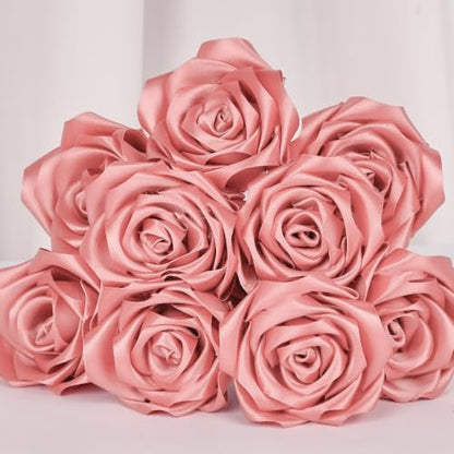 Mauproy Dusty Rose Satin Ribbon, 1-1/2 Inch, 50 Yards - color: Dusty Rose