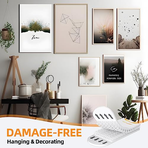 SummerBrite Damage Free Picture Hanging Strips, 20 Pairs, Medium, Black - size: Medium 20 Pairs, style: Black