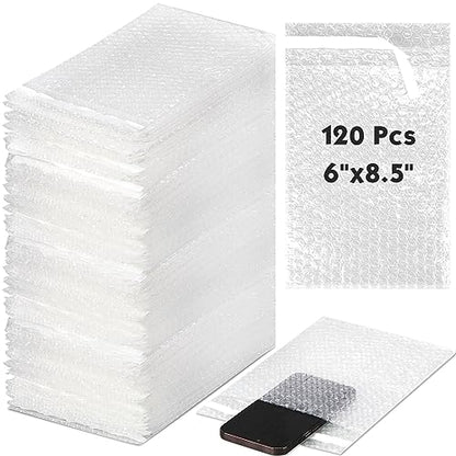 Perkoop Bubble Bags Double Bubble Pouches, 6 x 8.5 Inch, 120 Pcs - size: 6 x 8.5 Inch