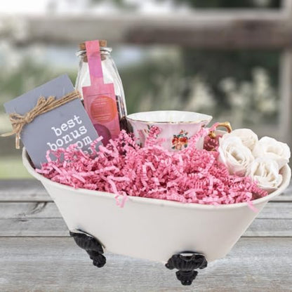 MagicWater Crinkle Cut Paper Gift Basket Filler - 2 LB - Light Pink - color: Light Pink