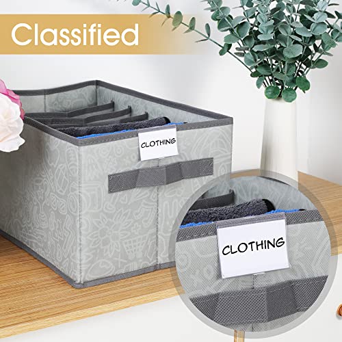 50pcs Labels for Storage Bins Plastic Label Clip, Basket Labels Clip On Wire Shelf Price Label Holder Merchandise Sign Display Holder, 50pcs Label Insert Included (3.94IN*1.57IN) - size: 3.94IN*1.57IN