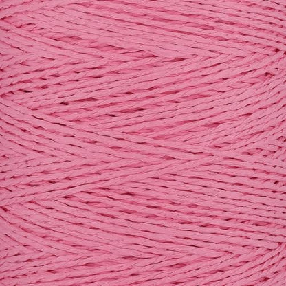 Raffia Yarn for Crochet Bags Raffia Ribbon for Gift Wrapping 2mm X 328 Yards Raffia String Paper Ribbon Yarn for Sun Hat Beach Bag Crochet Crafting DIY Crafts - color: G23 Pink