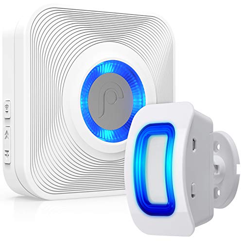 Fosmon WaveLink Wireless Driveway Alarm Chime, 1 Sensor 1 Receiver - style: 1 Receiver + 1 Motion Sensor