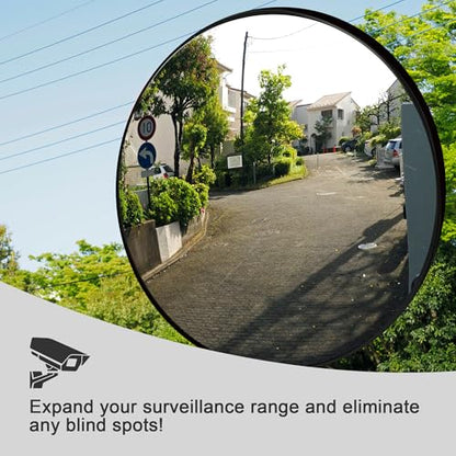 32" Convex Traffic Mirror, Outdoor Driveway Security Mirror