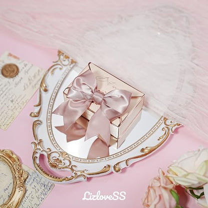 Pre-Tied Dusty Rose Bows with Twist Ties 3.5 Inch, 24 Pack - color: Dusty Rose